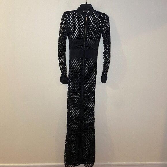 Agent Provocateur Jasmyna Black Fishnet Dress AP2 Small - Picture 4 of 12